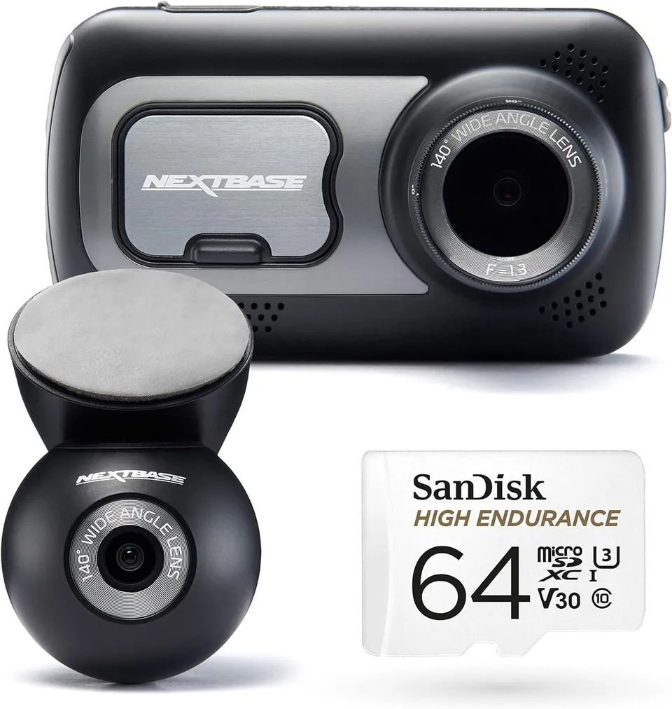 nextbase-522gw-dashcam-front-und-heckkamera-mit-64-gb-u3-sd-karte image 1