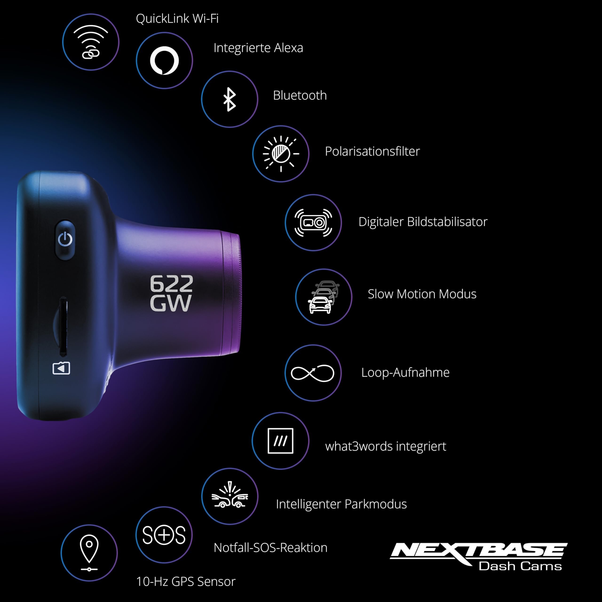 nextbase-622gw-dashcam-4k-2160p-nachtsicht-pro-parkmodus-3-zoll-display image 6