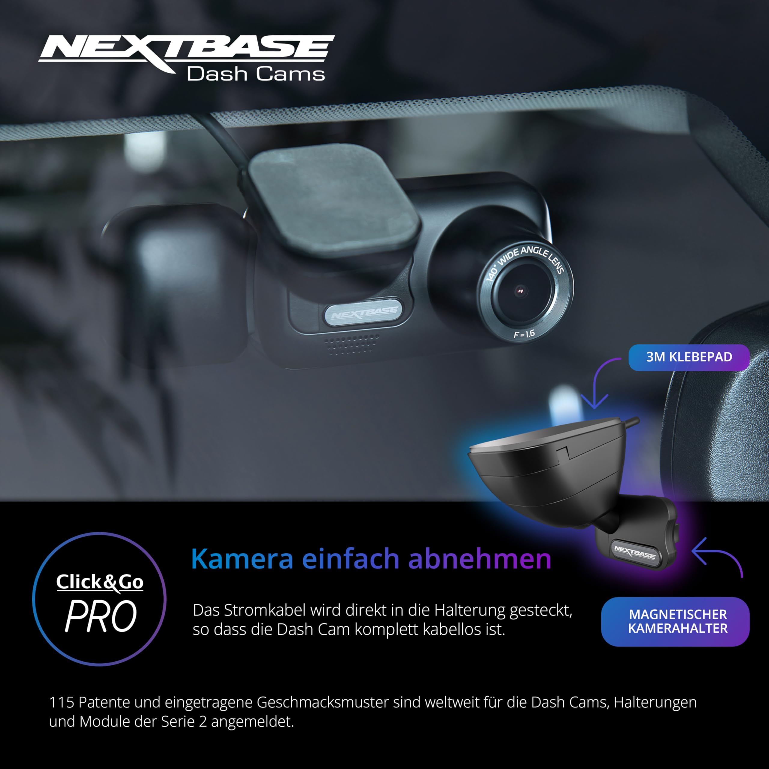 nextbase-222x-dashcam-vorne-hinten-1080p-mit-32gb-microsd image 3
