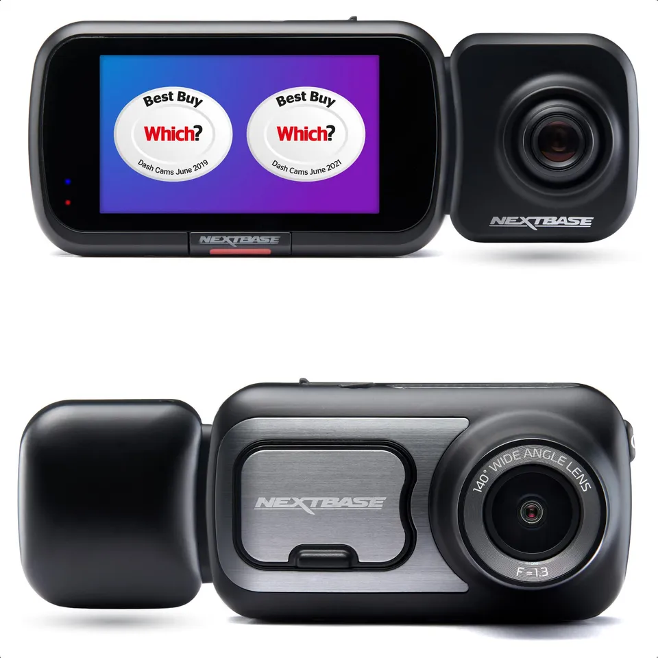 nextbase-422gw-dashcam-vorne-zoom-heckkamera image 1