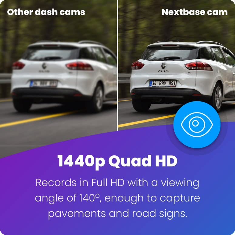 nextbase-422gw-dashcam-vorne-zoom-heckkamera image 7