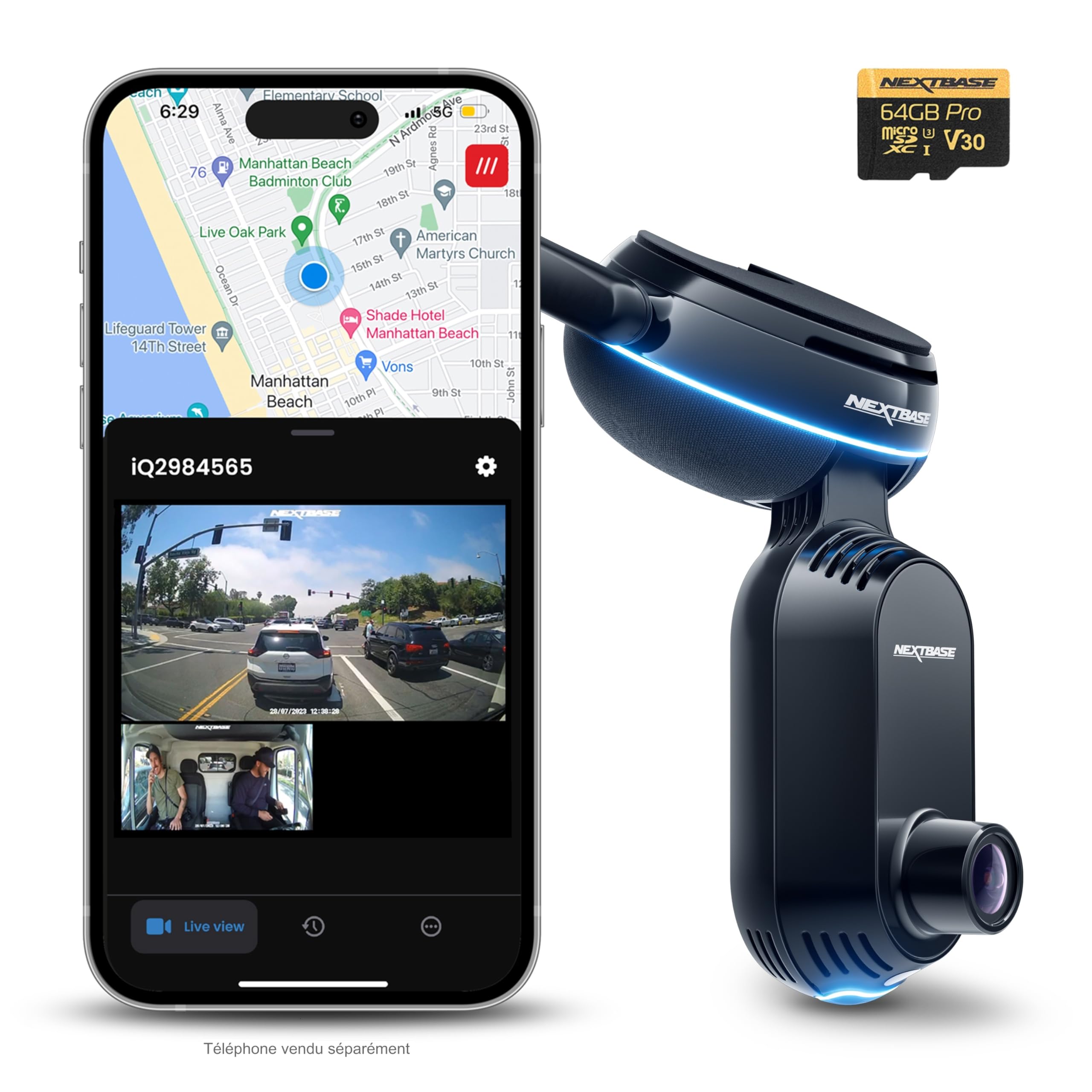 nextbase-iq-4k-dashcam-2160p-uhd-front-infrarot-kabinenkamera image 7