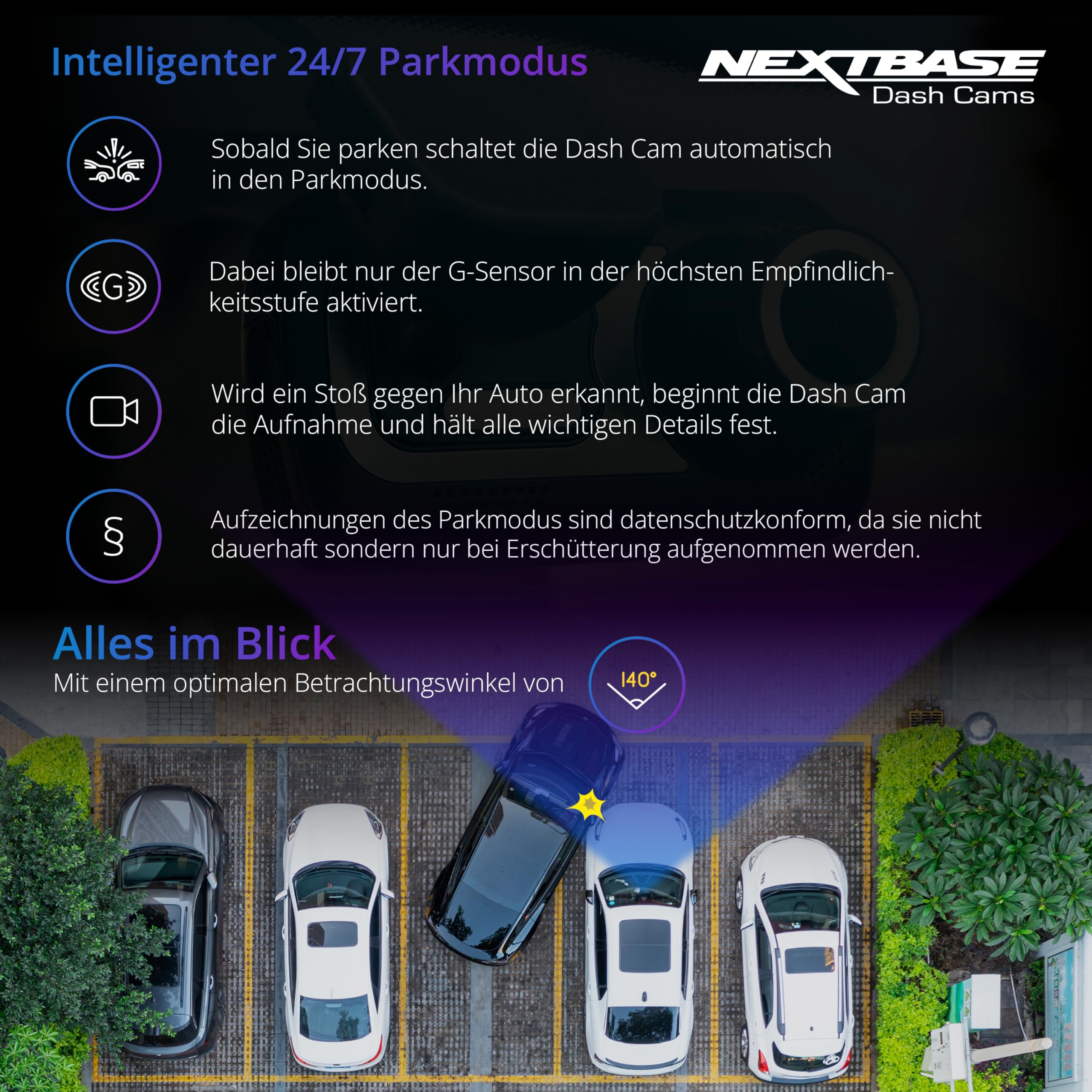 nextbase-622gw-dashcam-4k-2160p-nachtsicht-pro-parkmodus-3-zoll-display image 4