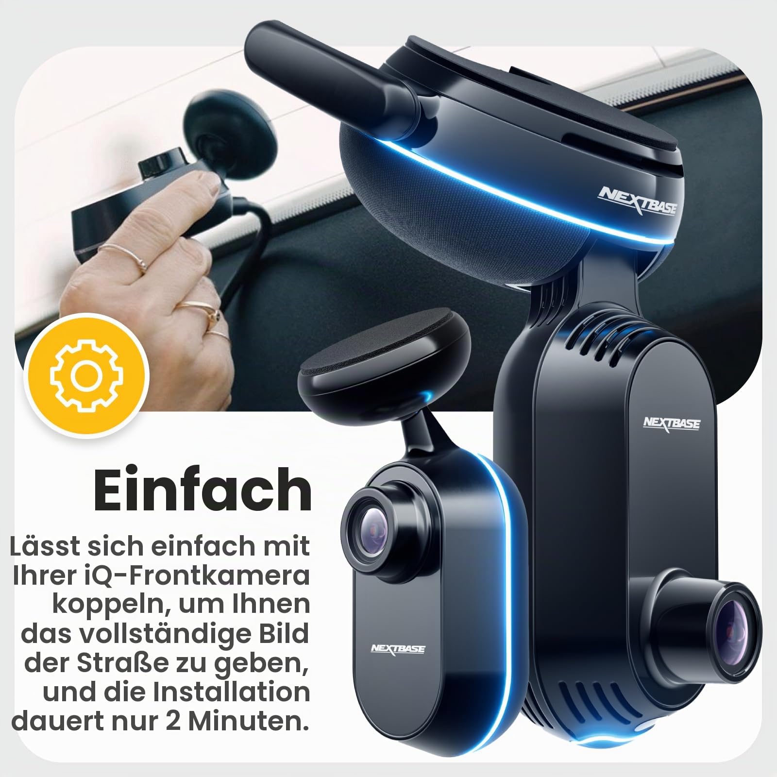 nextbase-iq-2k-rear-window-camera-qhd-heckkamera-f-r-dashcam-iq image 2