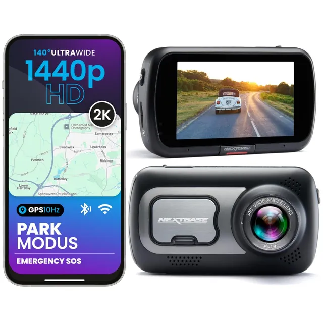 nextbase-522gw-dashcam-auto-vorne-1440p-30fps-mit-parkmodus-und-nachtsicht image 1