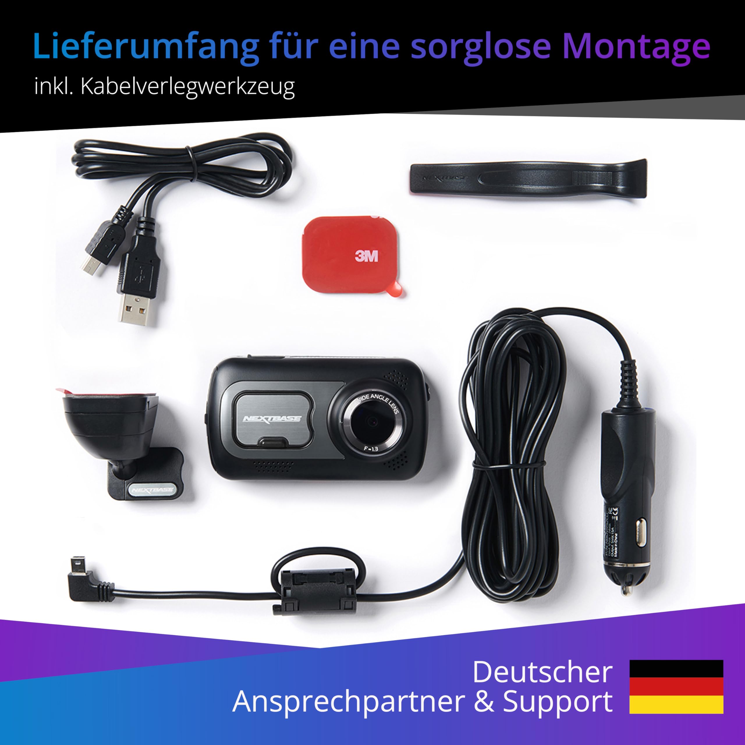 nextbase-522gw-dashcam-auto-vorne-1440p-30fps-mit-parkmodus-und-nachtsicht image 7