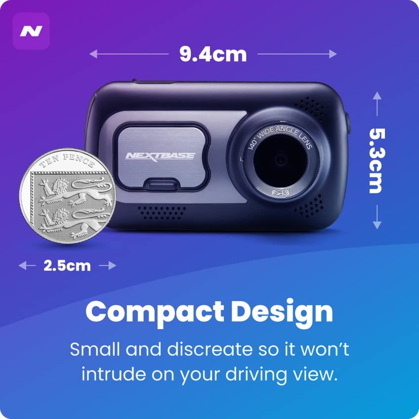 nextbase-522gw-dashcam-heckkamera-zoom-vorne-1440p-hinten-full-hd-set image 6