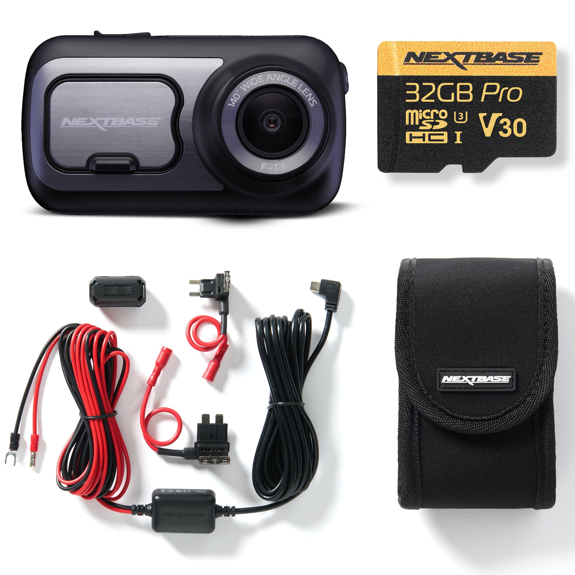 nextbase-422gw-dashcam-set-full-hd-1440p-halterung-hardwire-kit-64-gb-sd-karte-t image 1