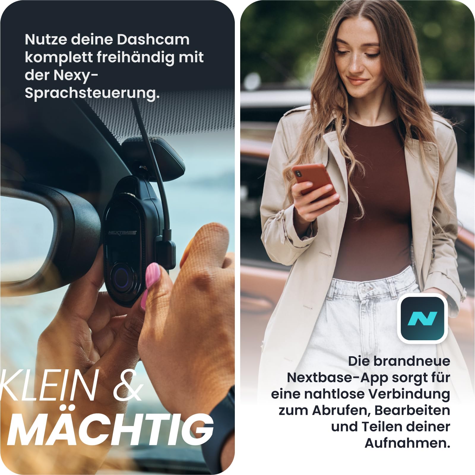 nextbase-piqo-2k-dashcam-vorne-1440p-mit-32gb-microsd image 6