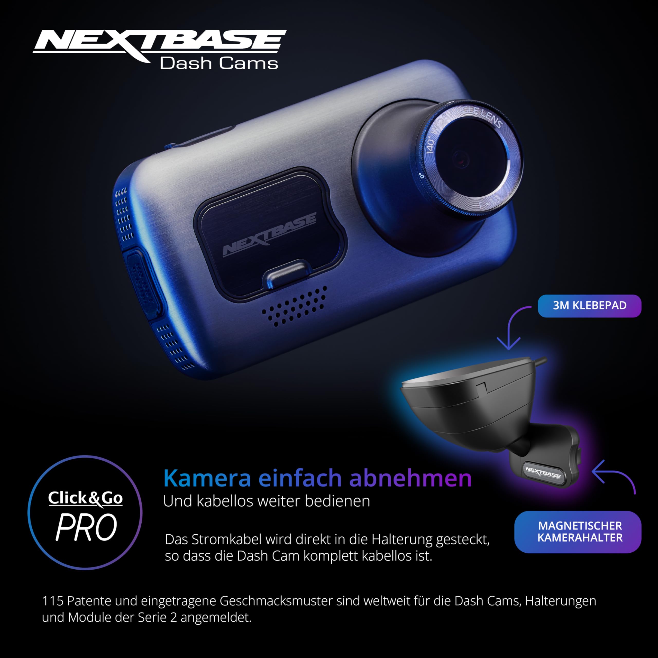 nextbase-622gw-dashcam-4k-2160p-nachtsicht-pro-parkmodus-3-zoll-display image 3